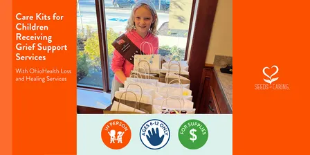 In Person: Care Kits for Children Receiving Grief Support Services