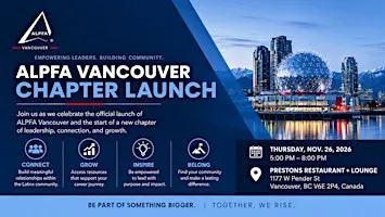 ALPFA Vancouver Chapter Launch