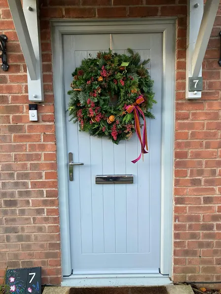 Christmas Wreaths at Grafton Underwood