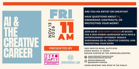 AI & the Creative Career: Free ZES Workshop with Jessica Shraybman