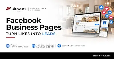 Facebook Business Page: Turn Likes into Leads | 1 Hr CE | Lunch & Learn