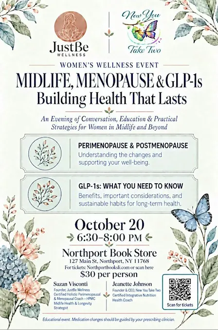 Copy of Midlife, Menopause & GLP-1s - Building Health That Lasts