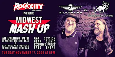 RCMC Presents: Midwest Mashup: An Evening w/ Reverend & EarthQuaker