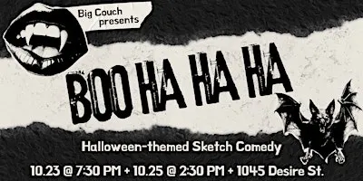 Boo Ha Ha Ha: A Halloween-themed Sketch Comedy Show