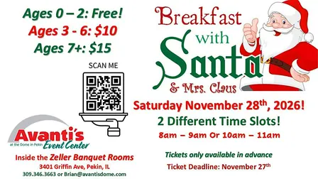 Breakfast with Santa & Mrs. Claus