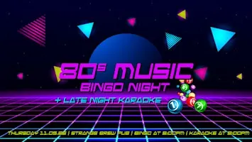 80s Music Bingo + Karaoke