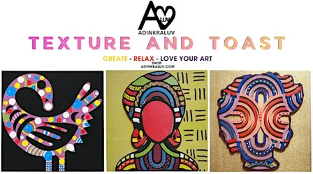 Philly Texture & Toast: An Adinkraluv Paint & Sip
