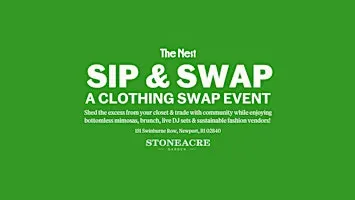 SIP & SWAP: A Clothing Swap Event at Stonacre Garden