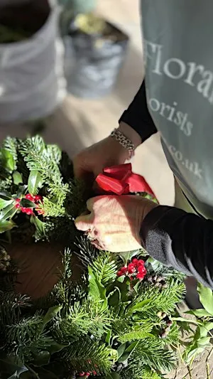 Luxury Christmas Wreath Making Workshop
