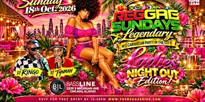 REGGAE SUNDAY: The #1 Caribbean Party In The City