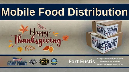 Fort Eustis Mobile Food Distribution Drive-Thru