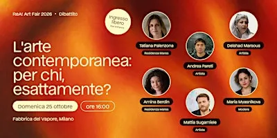 L'arte contemporanea: per chi, esattamente?