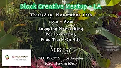 Black Creatives Meetup- Los Angeles