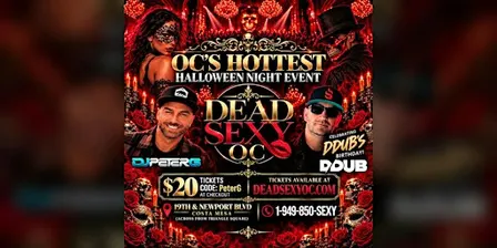 Dead Sexy OC Halloween Party 2026 | Costa Mesa, Orange County | 21+