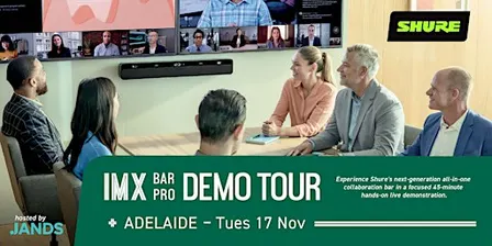 Shure IntelliMix Bar Pro Demo Tour - Adelaide