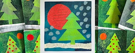 Holiday Gelli Plate Printing
