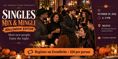 Singles Mix and Mingle : Halloween Edition