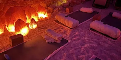 Cave & Calm II - Morning yin yoga inside a Himalayan salt cave