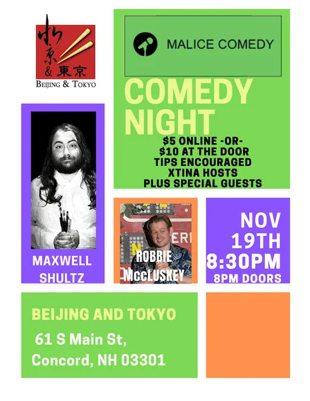 Comedian, Maxwell Shultz