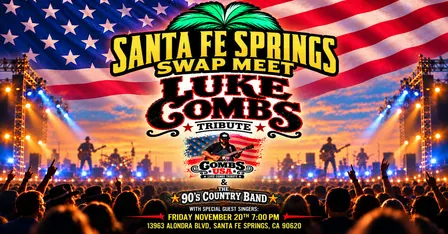 Luke Combs Tribute-Combs USA live at Santa Fe Springs Swap Meet