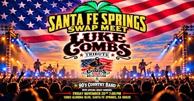 Luke Combs Tribute-Combs USA live at Santa Fe Springs Swap Meet