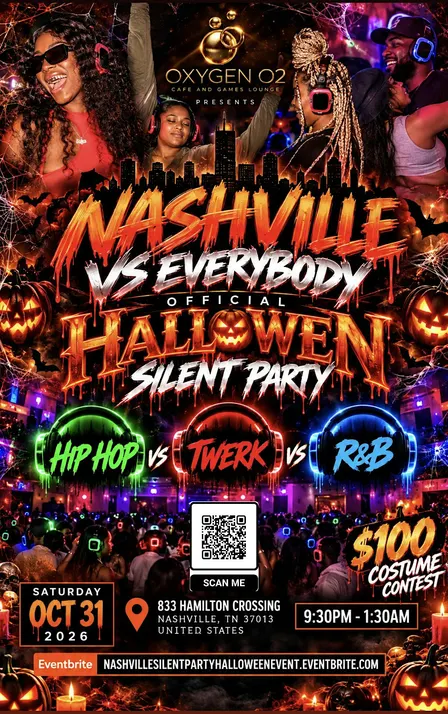 NASHVILLE OFFICIAL HALLOWEEN SILENT PARTY