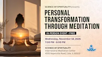 Personal Transformation Through Meditation