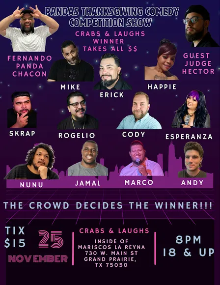 PANDAS COMEDY COMPETITION SHOW
