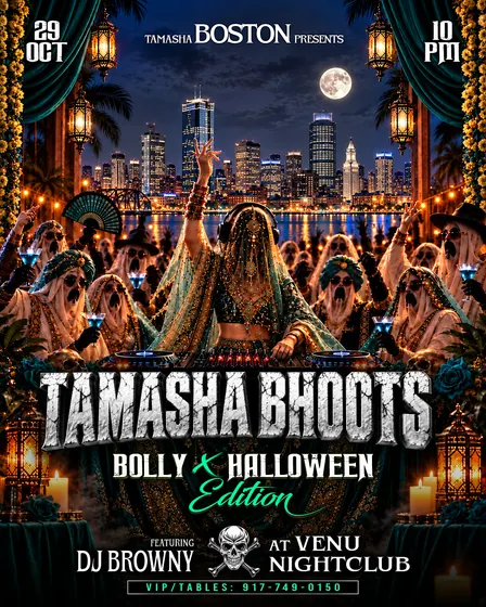 Boston Tamasha Bhoots: Bollywood Halloween Party @Venu Nightclub