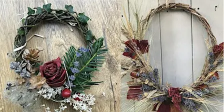 Mini Autumn Wreath Workshop - College Lake, Thursday 22 October