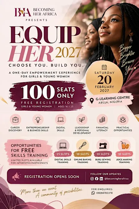 EQUIP HER 2027: Choose You. Build You.
