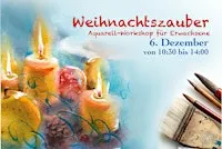 Weihnachtszauber – Aquarell-Workshop für Erwachsene