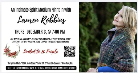 Mansfield An Intimate Spirit Night In with Lauren Robbins, Seen on TV