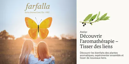 Atélier : Découvrir l’aromathérapie – Tisser des liens / Lausanne(*la)