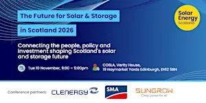 The Future for Solar & Storage in Scotland 2026