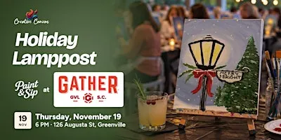 Holiday Lamppost: Paint & Sip at Gather GVL