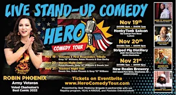 The Hero Comedy Tour: A Night of Laughs for All, w/ a Salute to Teachers