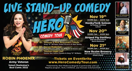 The Hero Comedy Tour: A Night of Laughs for All, w/ a Salute to Teachers