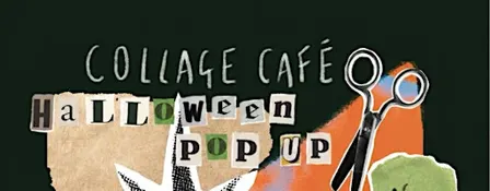 Saskia Karin - Halloween Collage Cafe