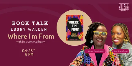 Ebony Walden - Book Signing and Author Talk