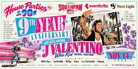 House Parties in da 90s: 9th Year Anniversary @ West Eight DTLA | House, Freestyle (Free Before 11pm)