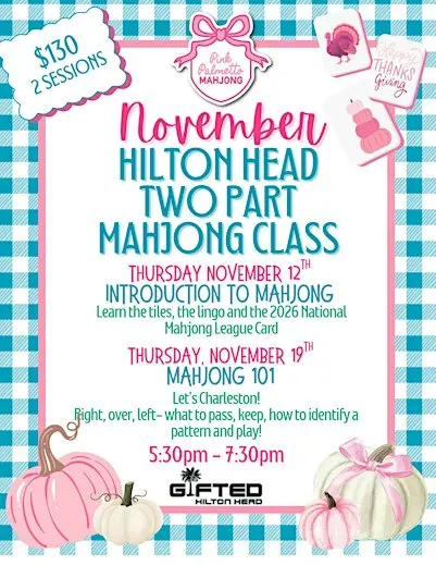 Two Part Learn Mahjong Class at Gifted Hilton Head
