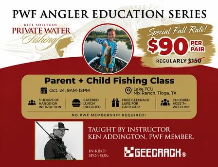 Parent & Child Fishing Class in Tioga, TX