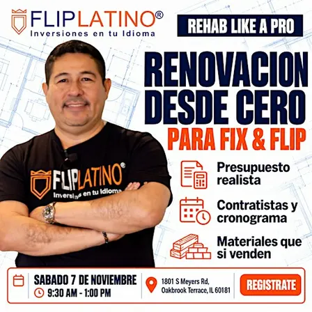 FIX AND FLIP. RENOVACION DESDE CERO