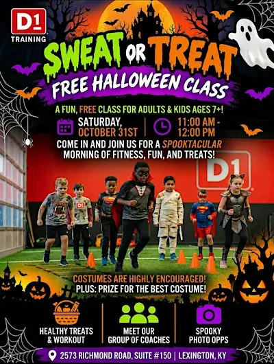 Sweat or Treat: FREE Halloween Class