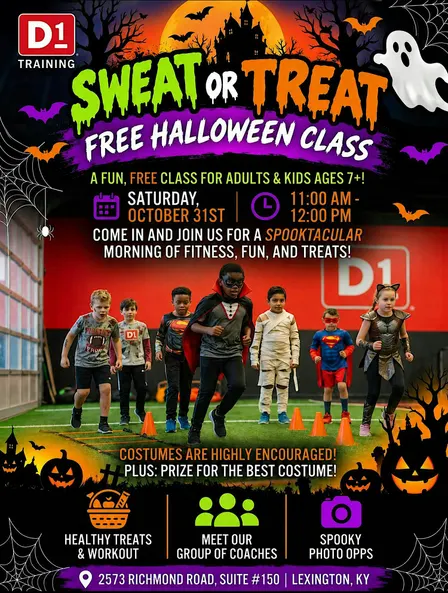 Sweat or Treat: FREE Halloween Class