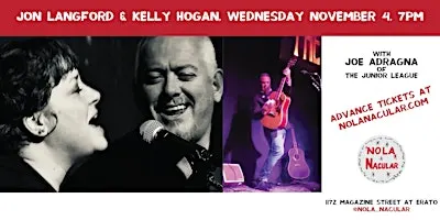 Jon Langford & Kelly Hogan with Joe Adragna of The Junior League