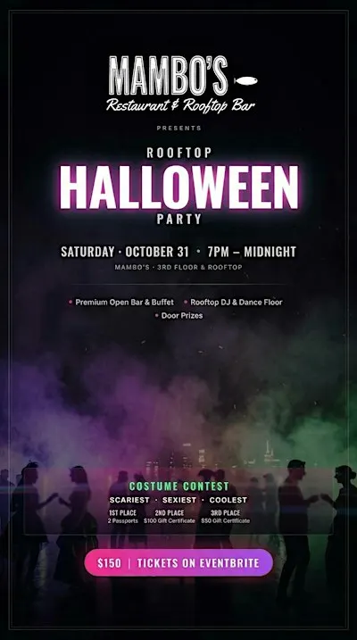 Mambo's Rooftop Halloween Party  2026