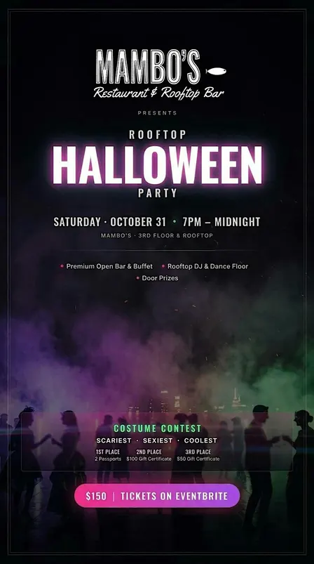 Mambo's Rooftop Halloween Party  2026
