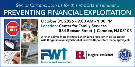 FWI Preventing Financial Exploitation: A Seminar for Senior Citizens